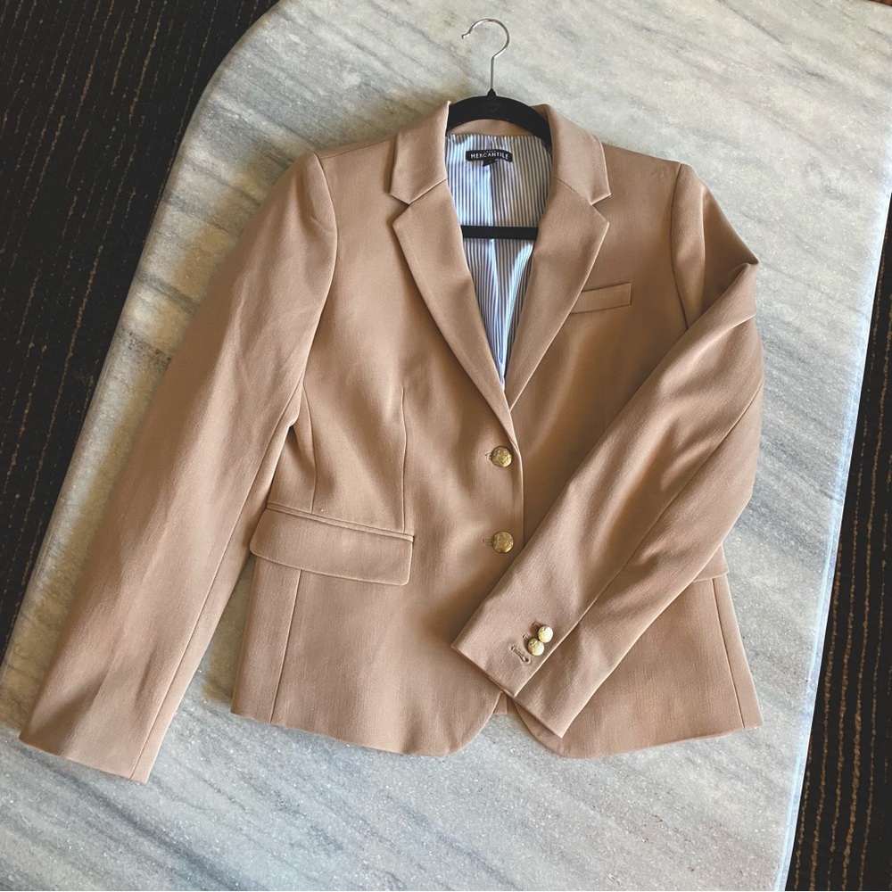 J Crew Mercantile Women’s Tan Blazer